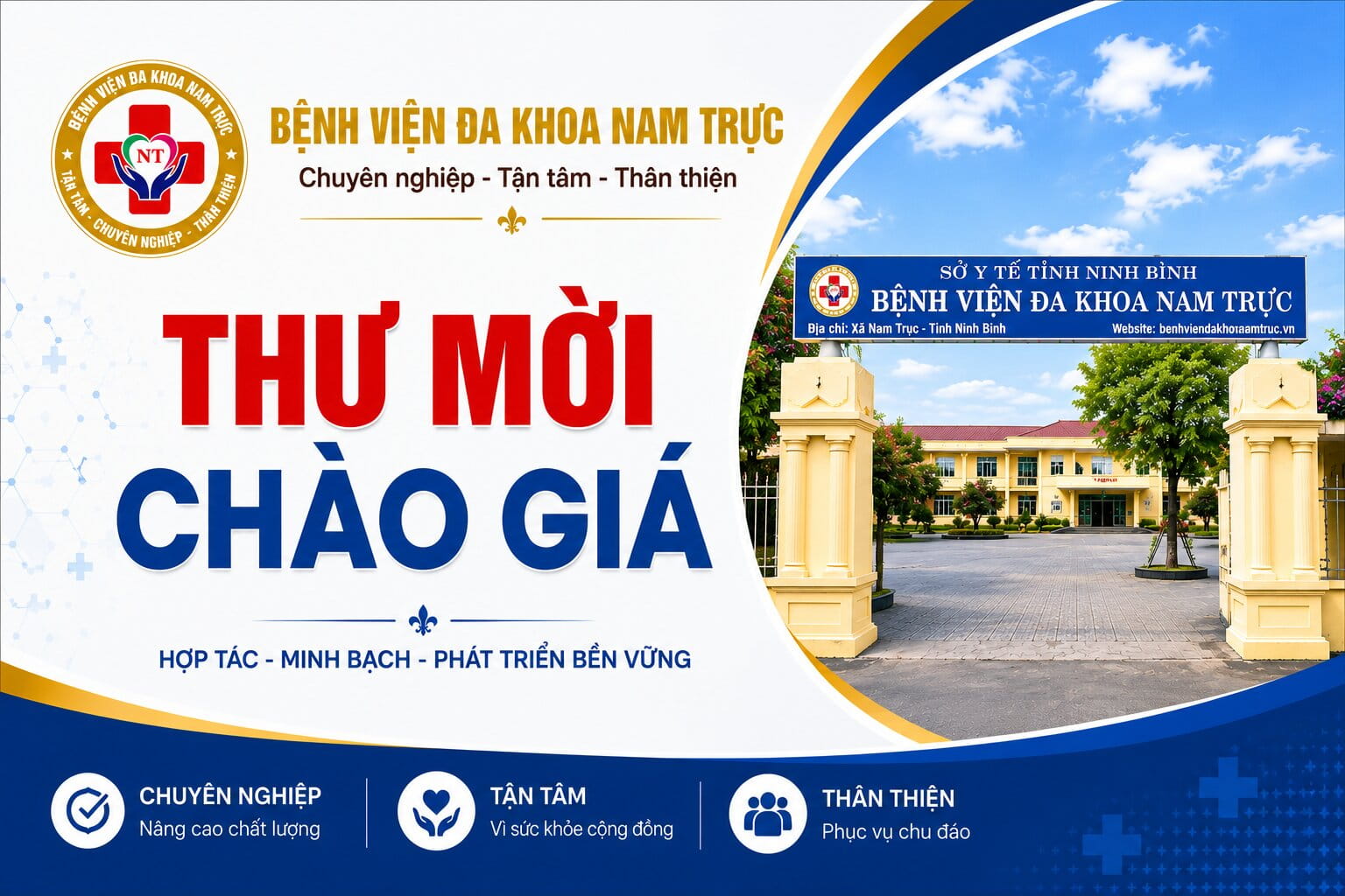 Thư mời báo giá : Dịch vụ tư vấn lập E-HSMT và đánh giá E-HSDT gói thầu: Mua máy xét nghiệm sinh hóa phục vụ công tác chuyên môn